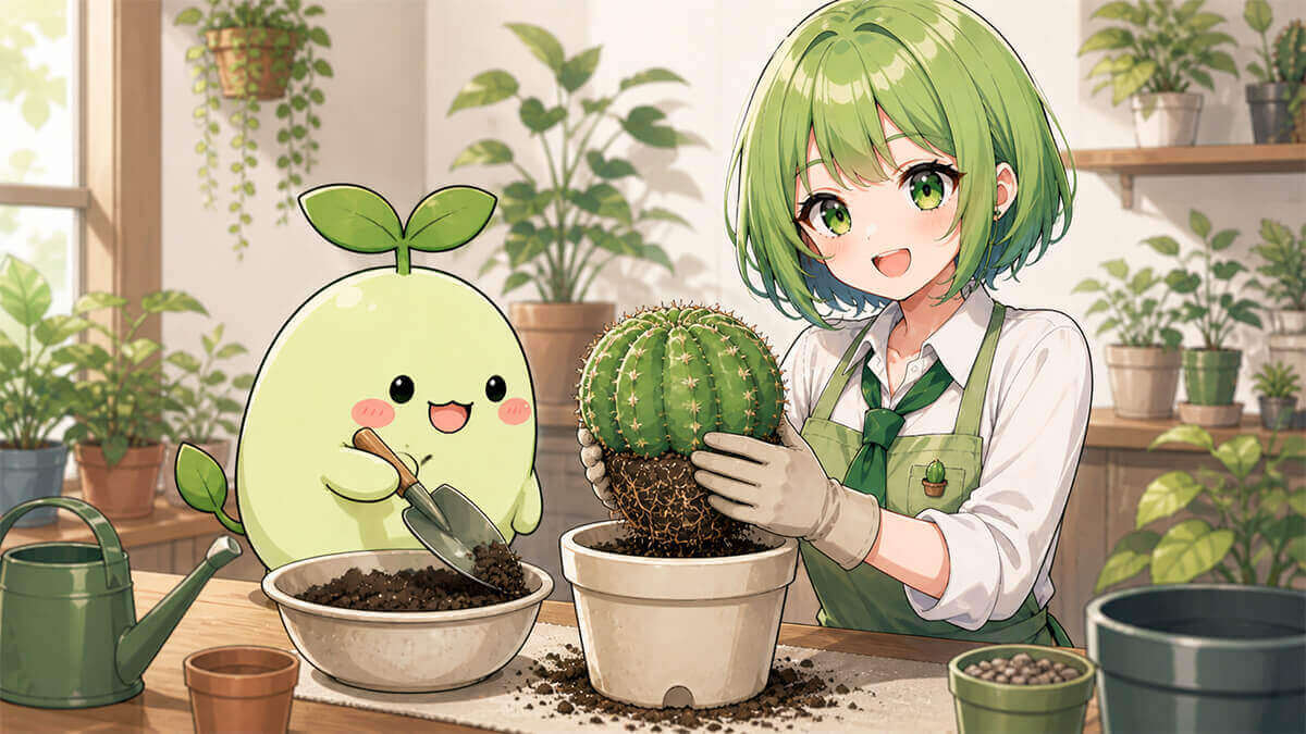 ユーフォルビアホリダの植え替えの時期と手順