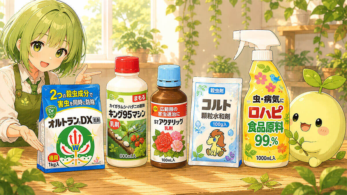 カイガラムシに有効な成分を完全解説