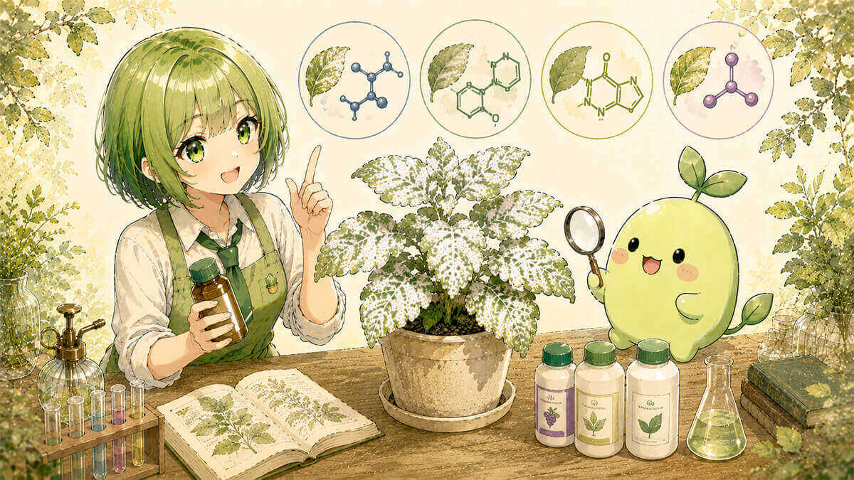 うどんこ病に効く殺菌剤の有効成分を完全解説