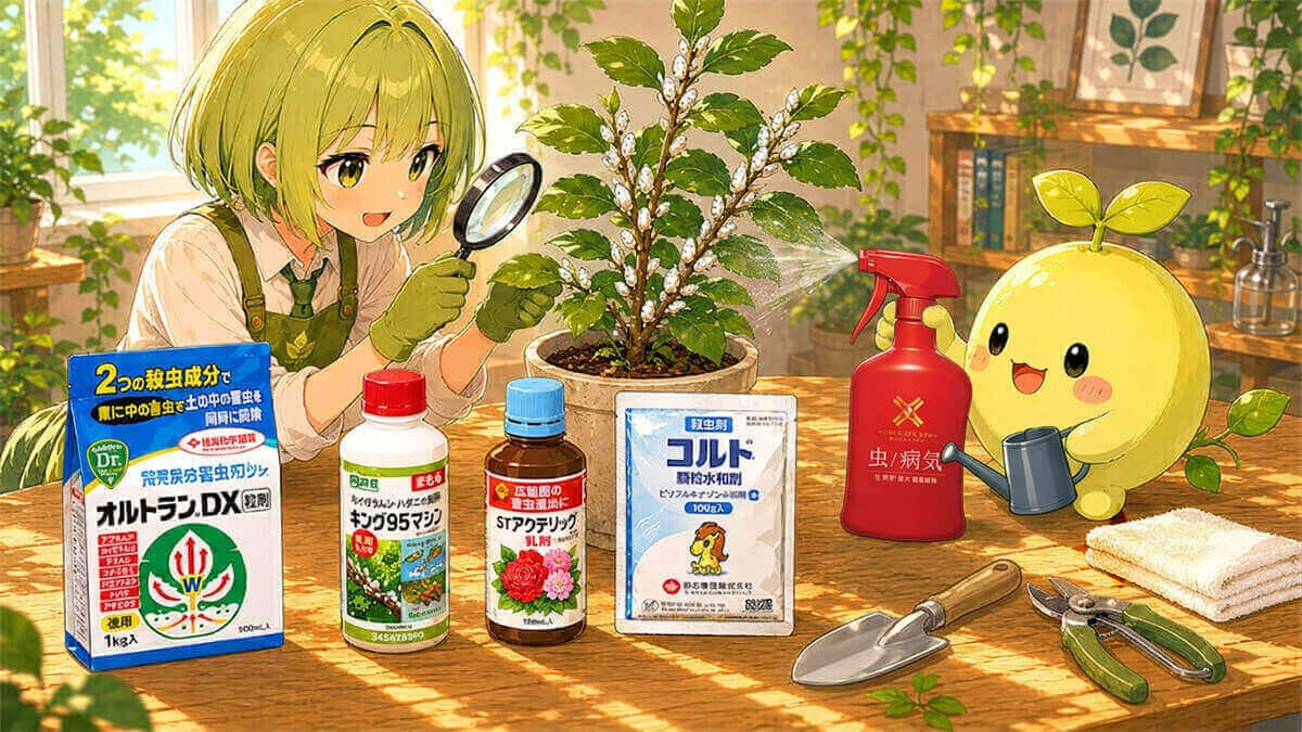 カイガラムシ駆除の基本ステップ