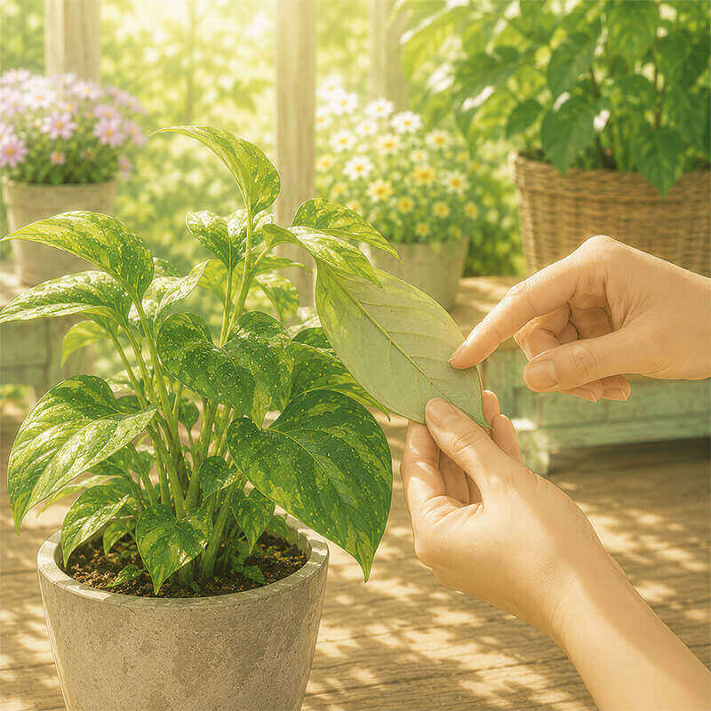 週1回の葉裏チェック