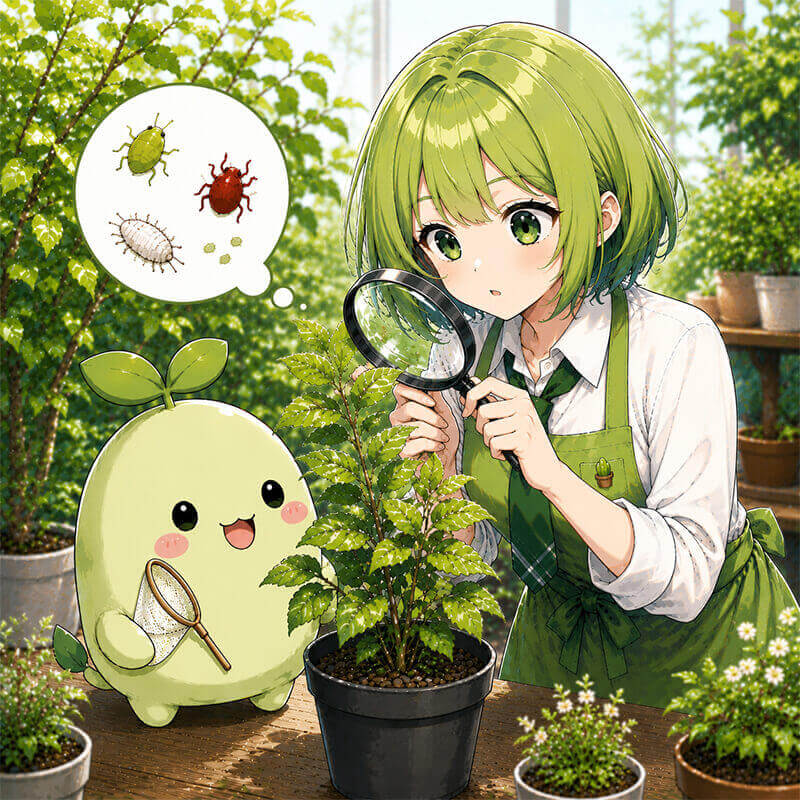 葉裏チェック