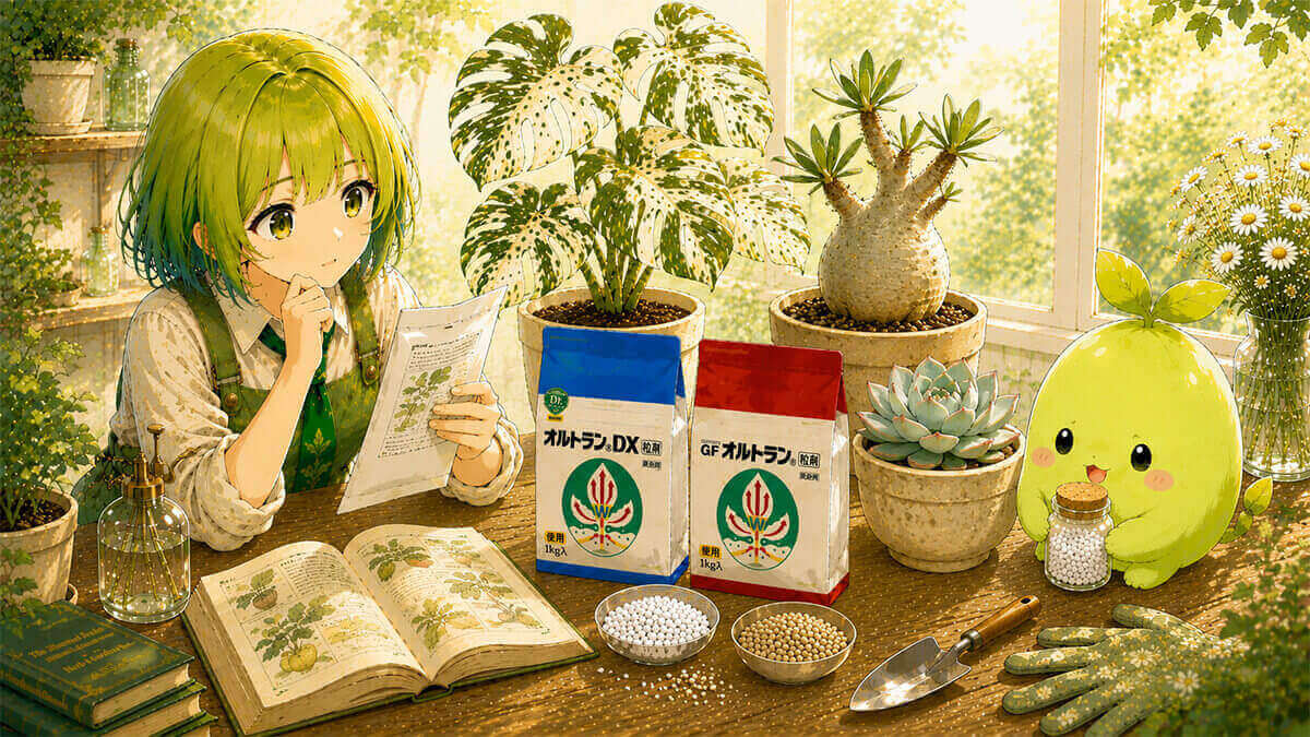 オルトランの適用作物の違い