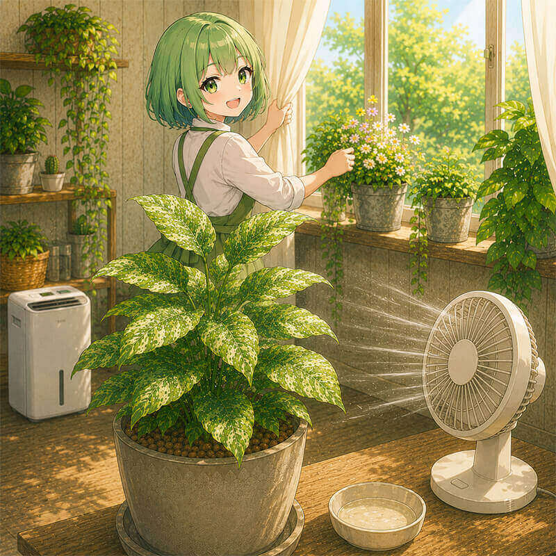 うどんこ病 環境改善