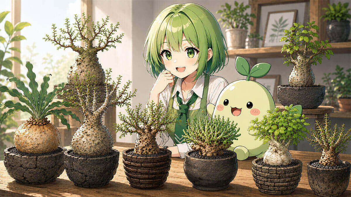 塊根植物の人気種類図鑑