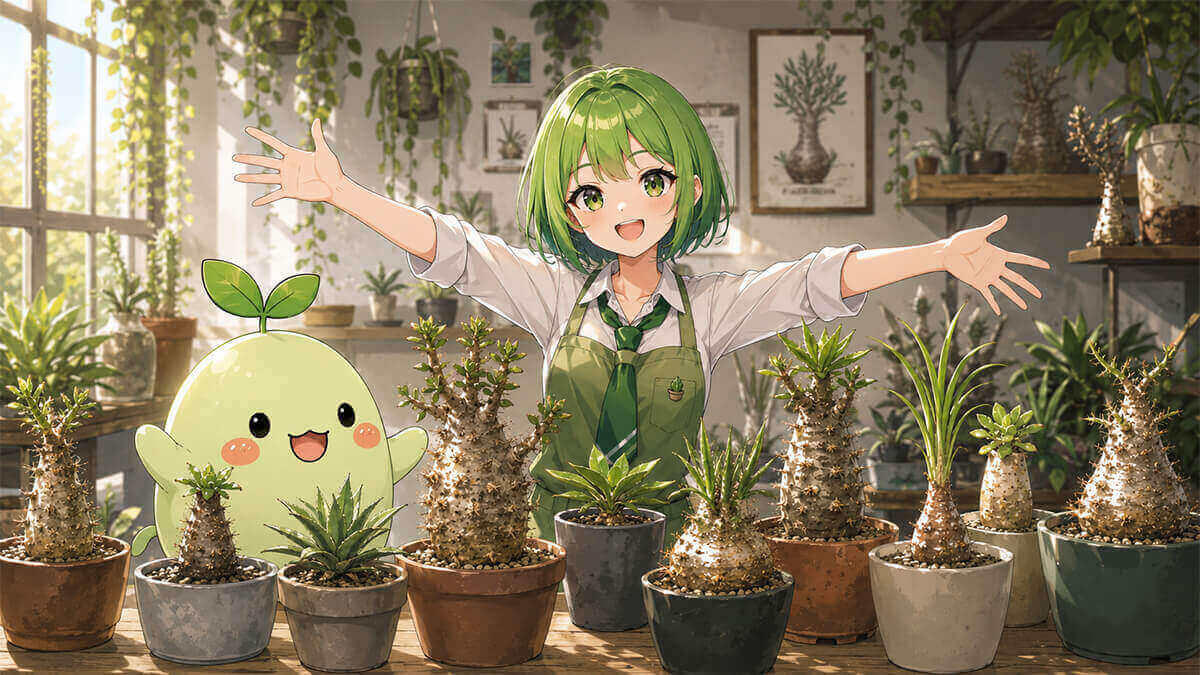 パキポディウム属は種類ごとの個性を楽しもう