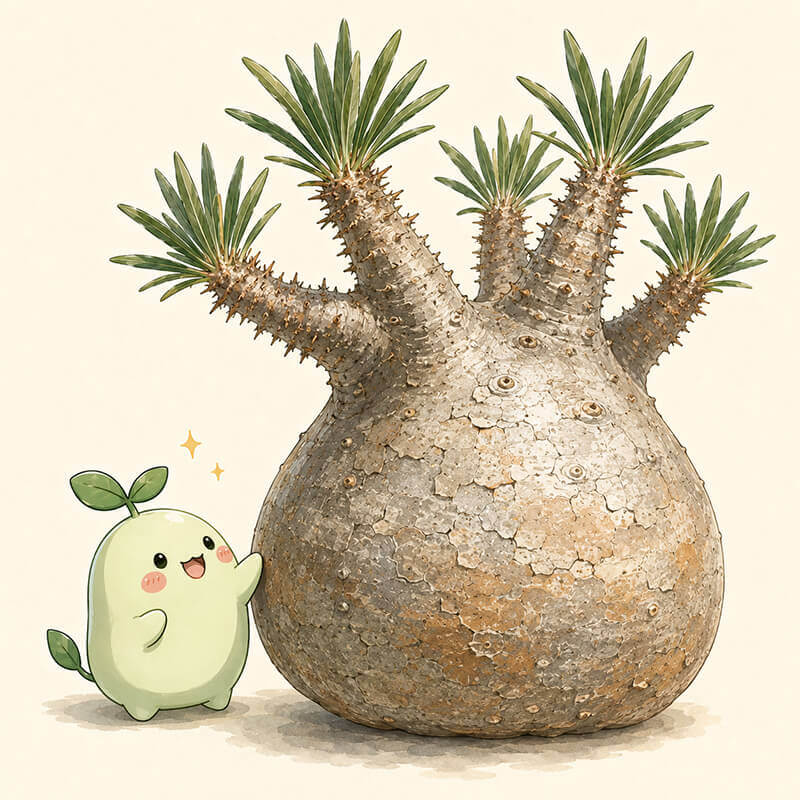 塊根植物の造形美