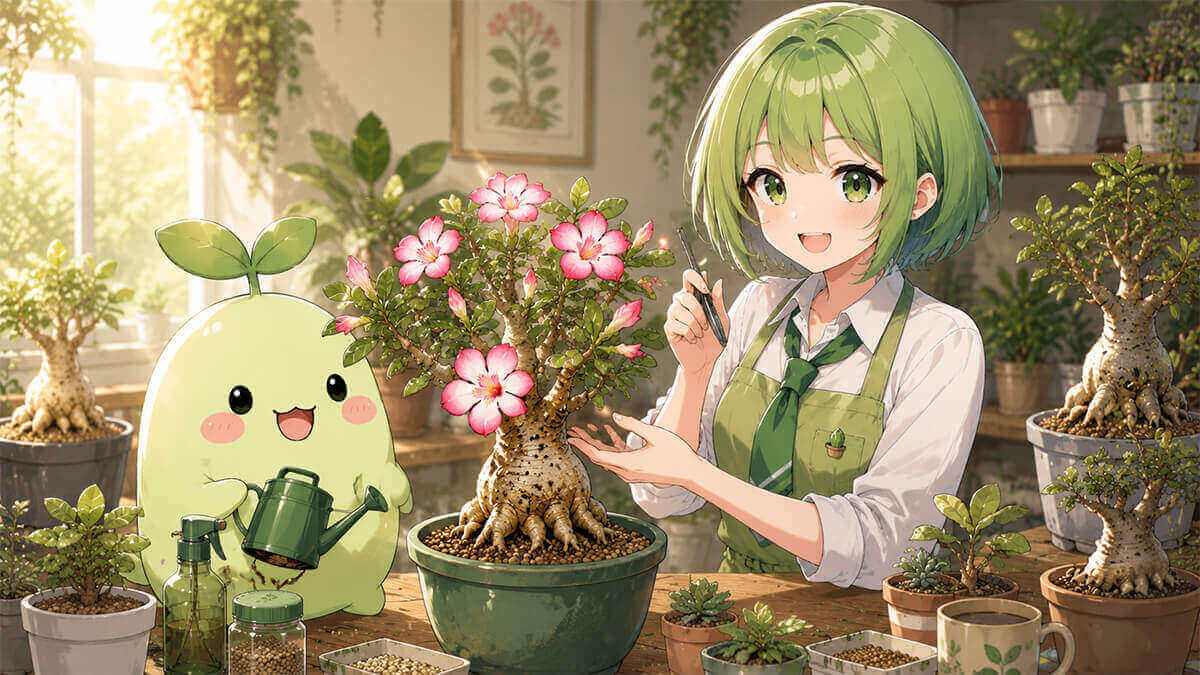 アデニウムの花を咲かせるコツ