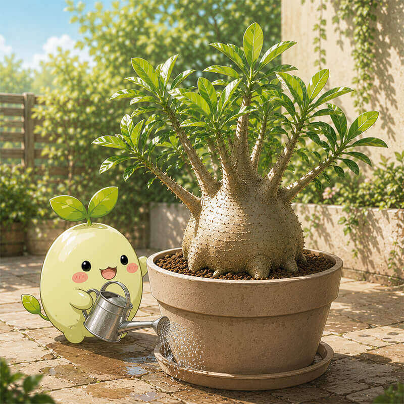 アデニウムを太らせる水やり