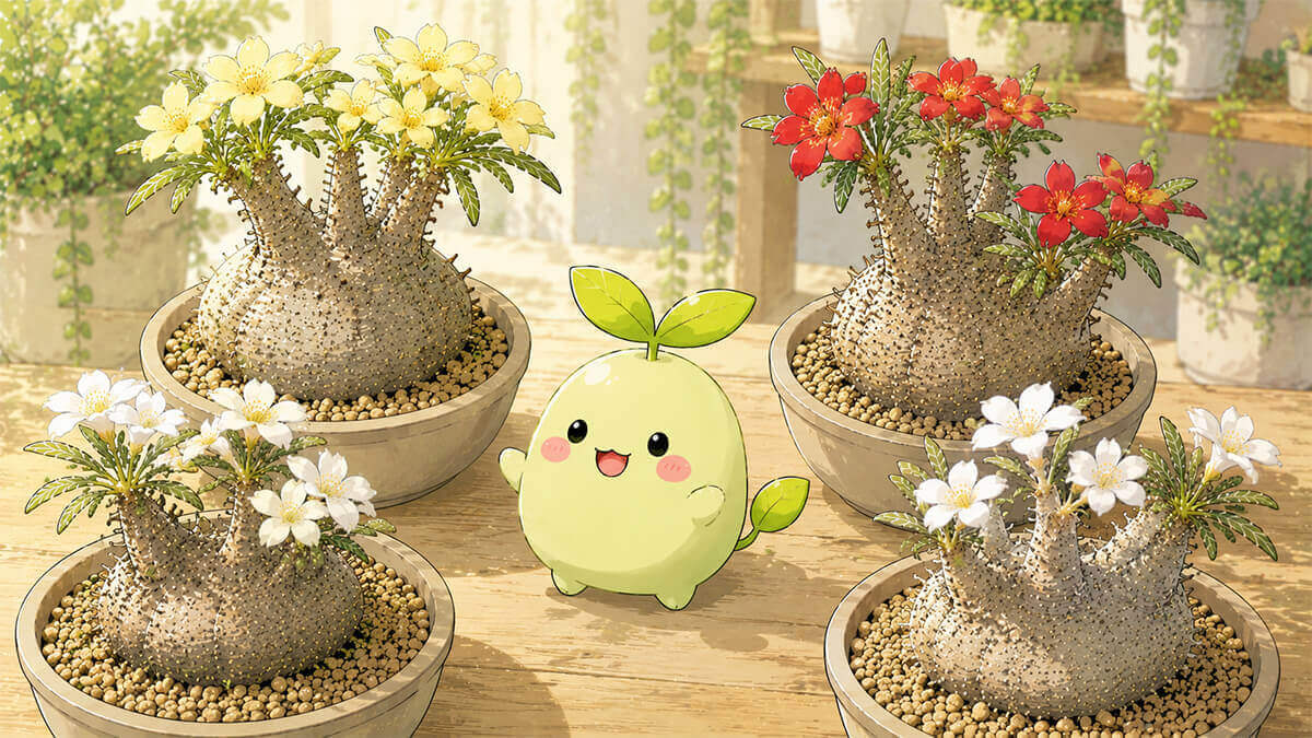 パキポディウムの花の種類