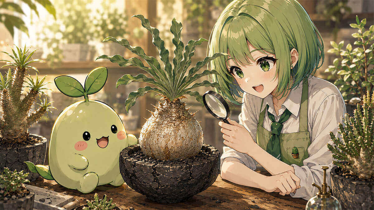 塊根植物(コーデックス)とは?ぷっくり太る幹や根を楽しむ植物