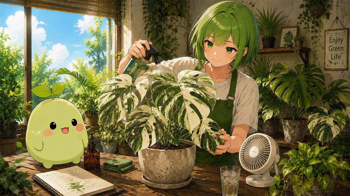 観葉植物の夏越し管理 葉焼け・エアコン対策
