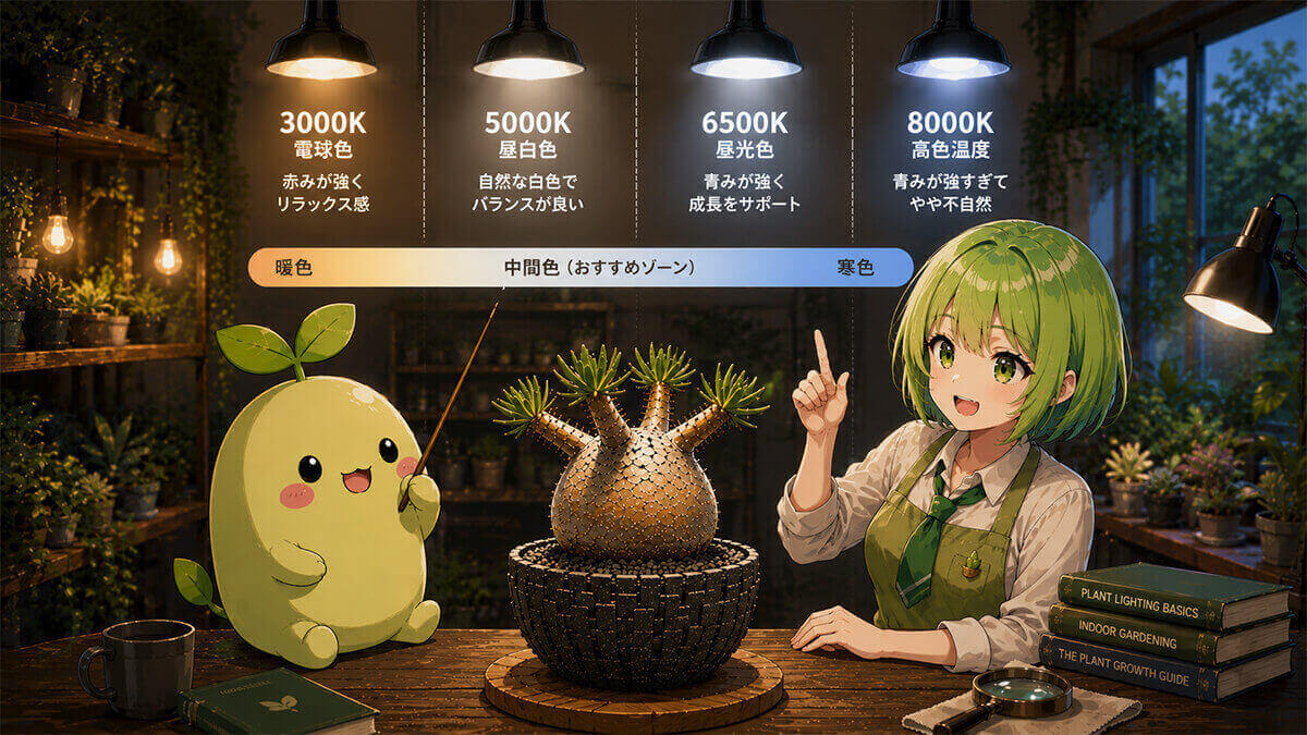 LEDライトの色温度の選び方