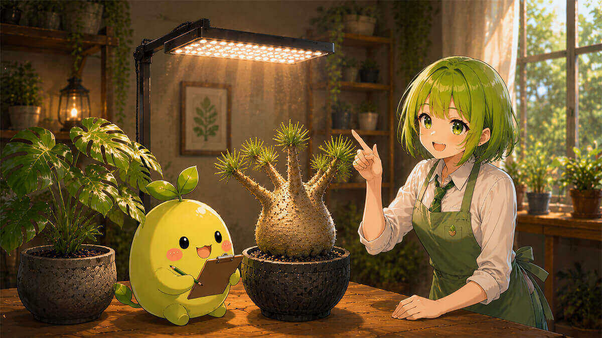 植物別・季節別 照射時間の目安一覧