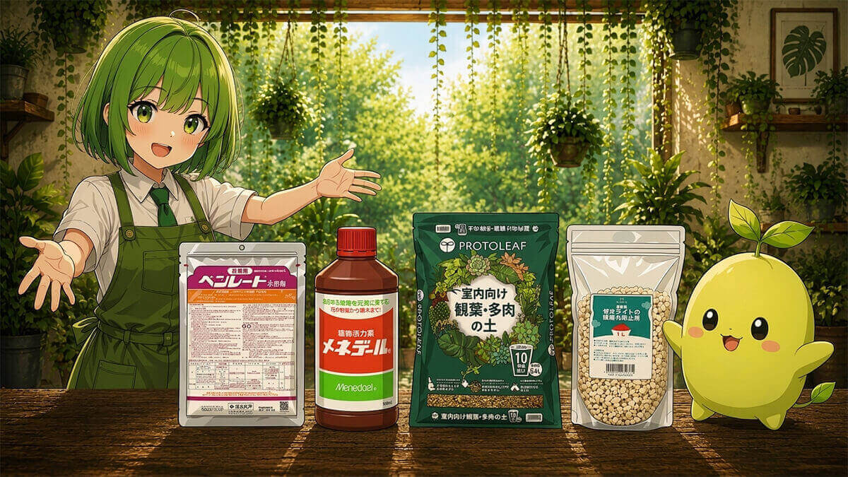 根腐れ対策に使うと良い薬剤・資材