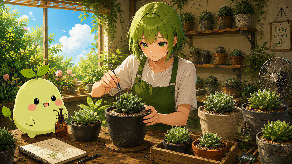 多肉植物・ハオルチアの夏越し管理