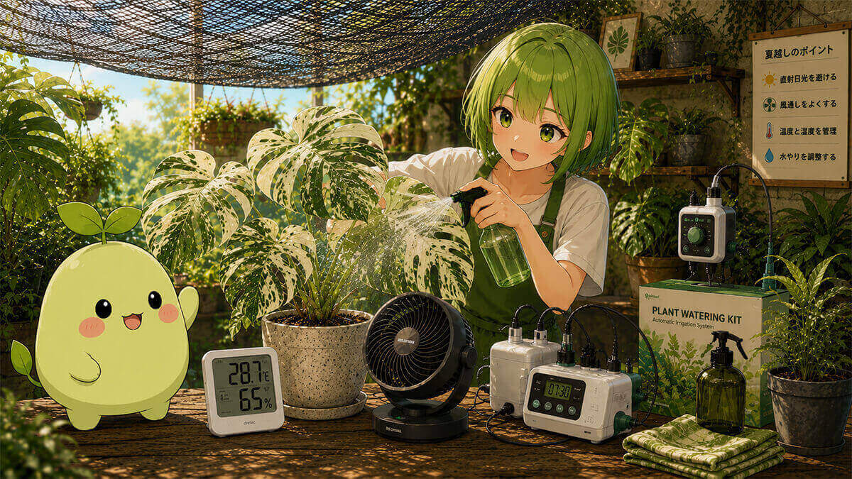 植物の夏越しにあると便利なグッズ