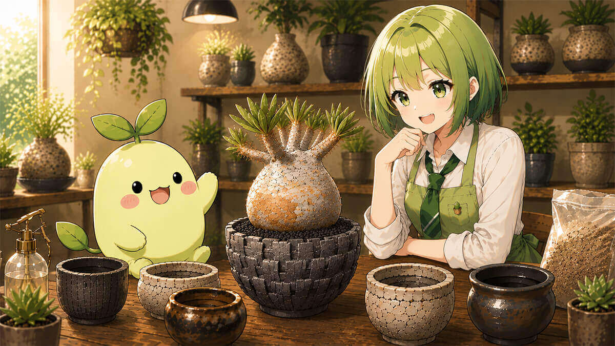 なぜ塊根植物にとって鉢選びが重要なのか