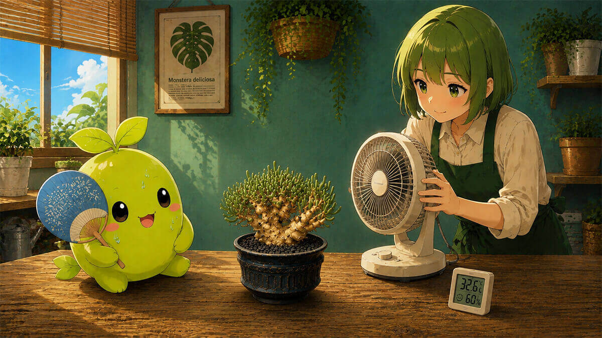 チレコドン属の夏越し管理の完全手順