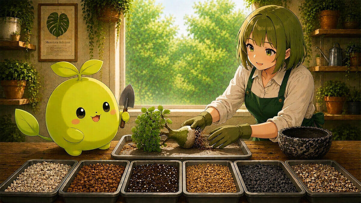 アデニア属の植え替え方法