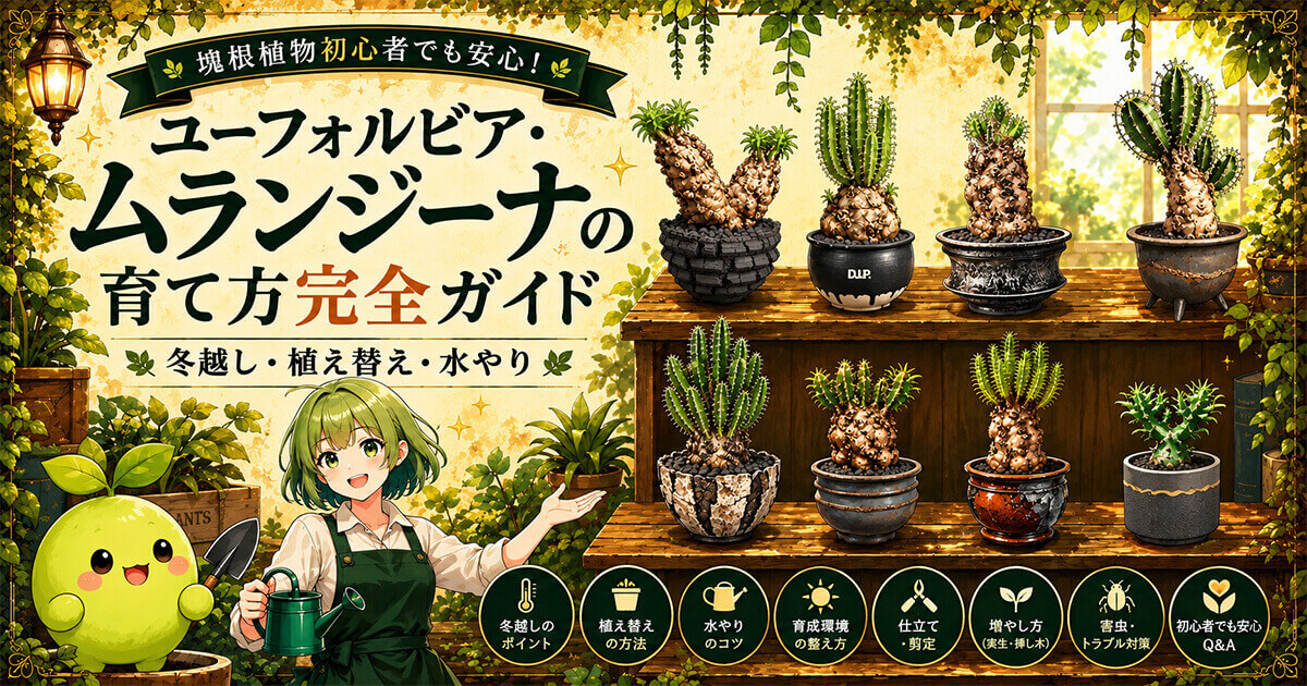ユーフォルビア・ムランジーナ完全ガイド 育て方・価格相場・鉢の選び方のすべて